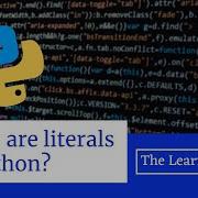 8 What Are Literals In Python Python Tutorial In Hindi The Learning Point