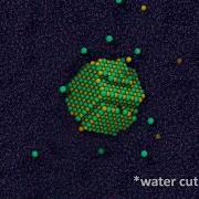 3D Molecular Visualisation Dissolving Salt