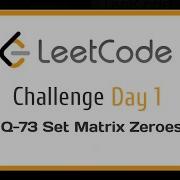 Set Matrix Zeroes Leetcode Optimal Solution JAVA