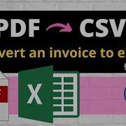 How To Convert PDF To CSV Excel Python Code