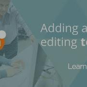 Add And Edit Text In Moodle