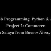 Commerce Project 2 Of Harvard S CS50 S Web Programming With Python And JavaScript 2020
