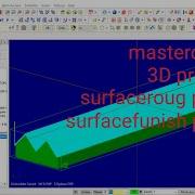 Mastercam X5 3D SURFACE PARALLEL ROUGH SURFACE FINISH PARALLEL How To Make A 3D Program Cnc