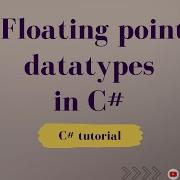 C Floating Point Data Type C Tutorial