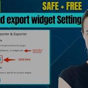 How To Import And Export WordPress Widget Settings