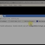 XAMPP1 6 8 PHP5 2 6 Cannot Modify Header Information Headers Already Sent When Using System
