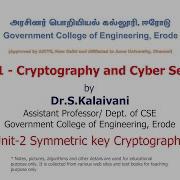 CCS Unit 2 Lec 16 Multiple Encryption Double Triple DES