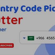 How To Display Country Code Picker In Flutter Beginner Level Explained