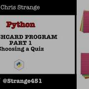 Creating A Flashcard Program Part 1 Choosing A Quiz