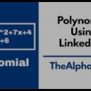 18CS32 DSA Polynomial Using LinkedList