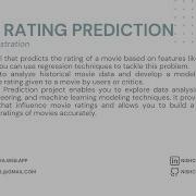 Movie Rating Prediction Data Science Project Demonstration