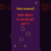 Math Random Method In Javascript Math Object In Javascript Javascript Tutorial In 1 Minutes