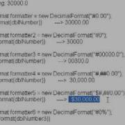 040 DecimalFormat Class