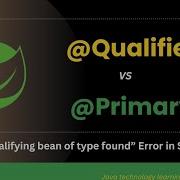 Fix No Qualifying Bean Of Type Found Error In Spring Boot Primary Qualifier Example