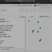 Python Turtle Particles 2