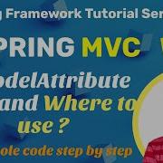 Spring MVC Tutorial What Is ModelAttribute Vs RequestParam With Basic Project Step By Step