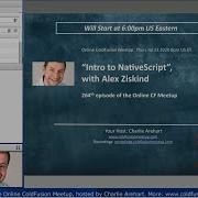 Intro To NativeScript With Alex Ziskind CFMeetup 264