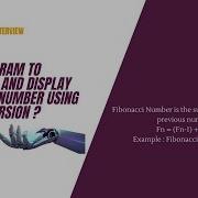 Java Top Coding Interview Questions How To Print Fibonacci Series Recursion