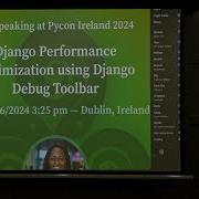 Velda Kiara Django Performance Optimization Using Django Debug Toolbar PyCon Ireland 2024