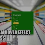 List Item Hover Effect HTML CSS How To Make Hover Effect