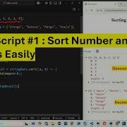 Java Script 1 Sort Number And String Arrays Into Ascending And Descending Order Bharathedutech
