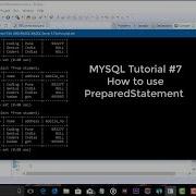MYSQL Tutorial 7 How To Use PreparedStatement