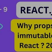React JS Tutorial For Beginners 2023 Part 9 Immutability Of Props Laravel Reactjs Coding