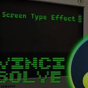 Screen Type Effect Davinci Resolve Tutorial