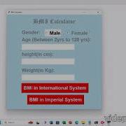 BMI Calculator GUI Powered By Tkinter Python