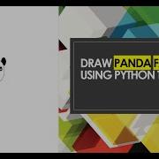 Draw A Panda Face Easily Using Simple Python Code Python Turtle Learn Coding With Python Python
