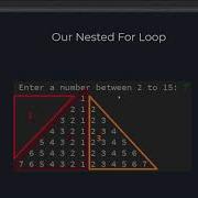 Intro To Java Chapter 05 Exercise 17 Display A Number Pyramid