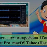 Как убрать шум микрофона IZotope RX Final Cut Pro MacOS Tahoe Hackintosh