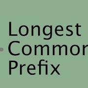 LeetCode 14 Longest Common Prefix Easy Javascript