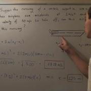 Motion Under Constant Acceleration Example 1
