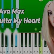 Ava Max Get Outta My Heart Piano Tutorial EASY