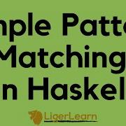 Simple Pattern Matching In Haskell