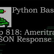 Python Basics Tutorial JSON Response Object Ameritrade API Part 5 Stock Screener
