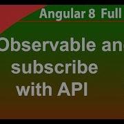 Observable And Subscribe With Web API In Angular 8 Angular 8 Tutorial In Hindi