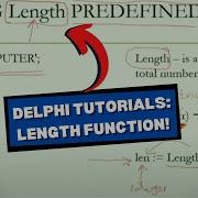 Delphi Coding Tutorials String Length Function Beginner S Guide To Coding