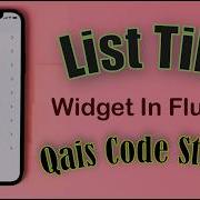 Flutter ListTile Widget Explained From Basics To Advanced With All Properties Full Guide