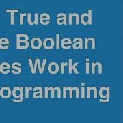 How True And False Boolean Values Work In C