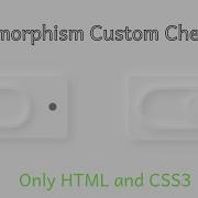 Neumorphism Custom Checkbox Only HTML CSS Web Tutorials
