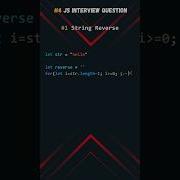 How To Reverse A String In JavaScript With A For Loop Reversestring Javascript Array