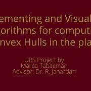 Visualizing Algorithms For Computing Convex Hulls In The Plane