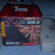 Rising Sky 15 Shots China Red