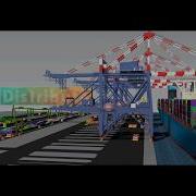Container Terminal AGV Simulation