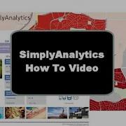 SimplyAnalytics Tutorial