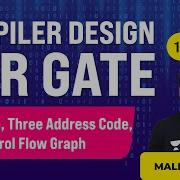 SSA Code Three Address Code And Control Flow Graph Compiler Design Lec 16 Mallesham Devasane