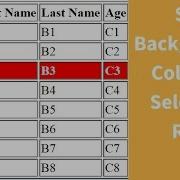 How To Change Selected HTML Table Row Background Color Using Javascript With Source Code