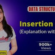 7 4 Insertion Sort Algorithm Explanation With C Program Data Structure Tutorials